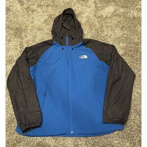 North Face Men’s Light Weight Jacket Blue Black Large EUC